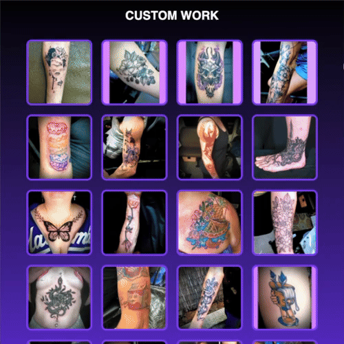 webStudioArts landing page animation